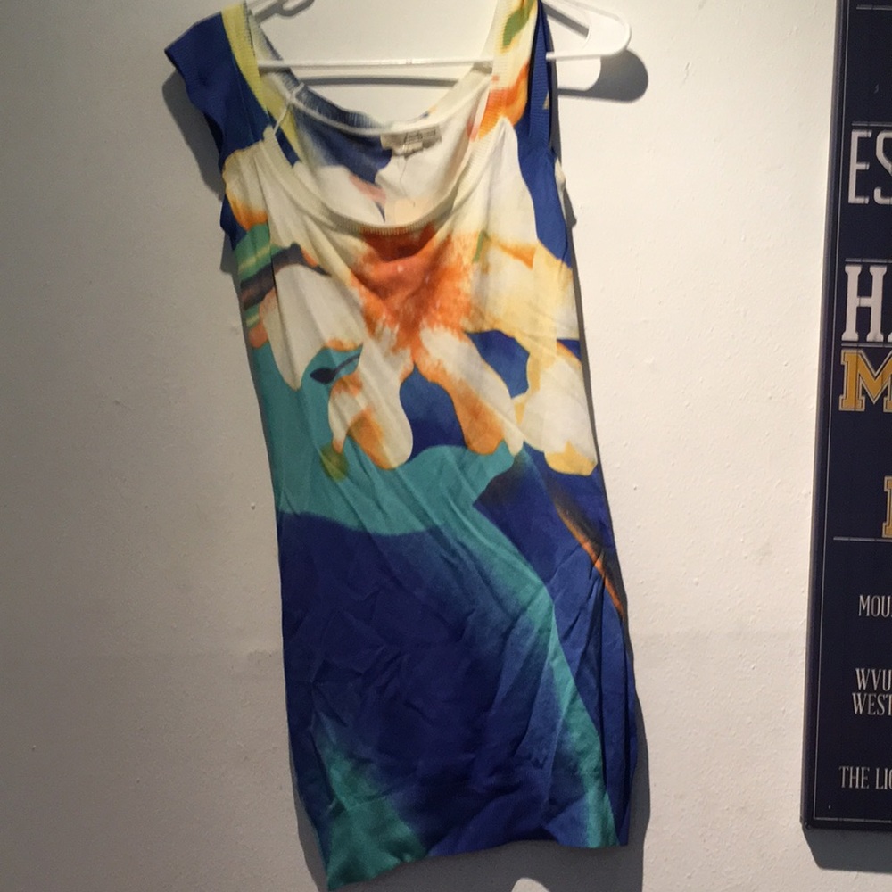 Forever 21 floral tunic top size small NWT